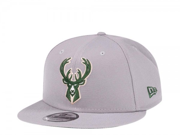New Era Milwaukee Bucks Fresh Grey Edition 9Fifty Snapback Cap