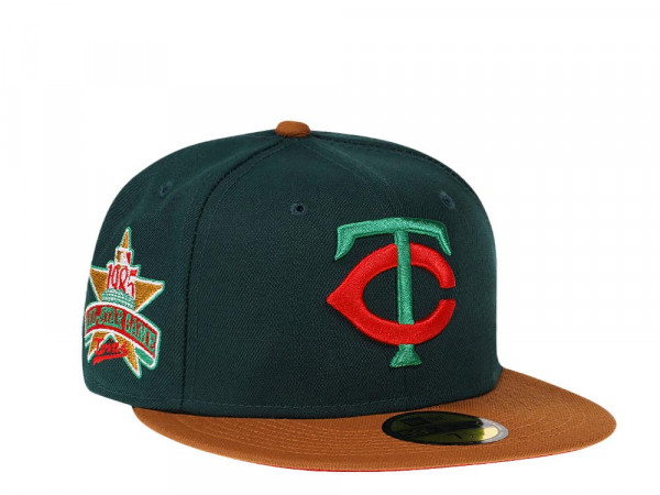 New Era Minnesota Twins All Star Game 1985 Green Two Tone Edition 59Fifty Fitted Cap