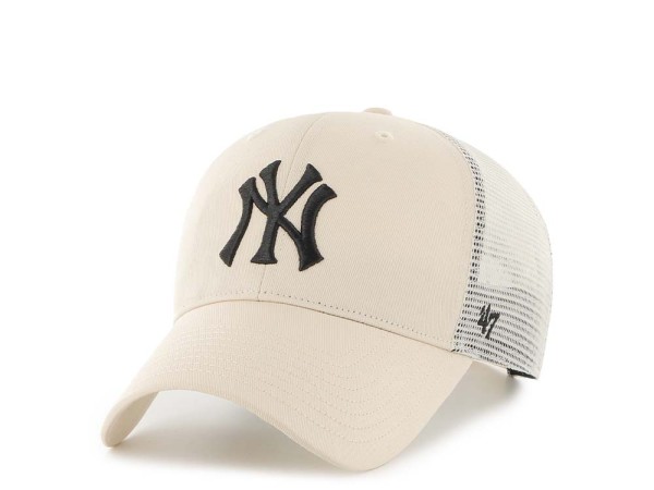 47Brand New York Yankees Natural Trucker Snapback Cap